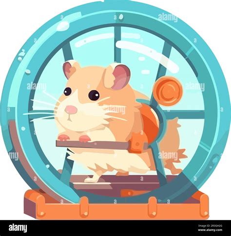 Hamster In Wheel Clipart