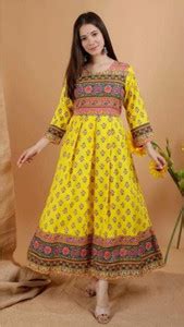 MFD Women Printed Anarkali Kurta - Buy MFD Women Printed Anarkali Kurta ...