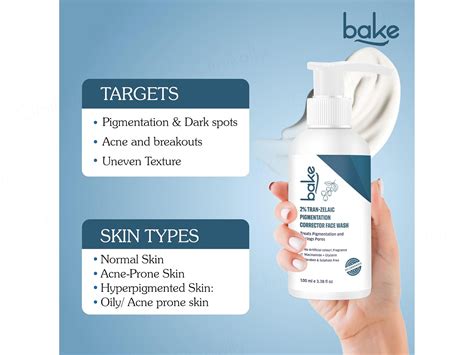 Buy BAKE 2% Trans-Zelaic Pigmentation Corrector Face Wash Online at ...