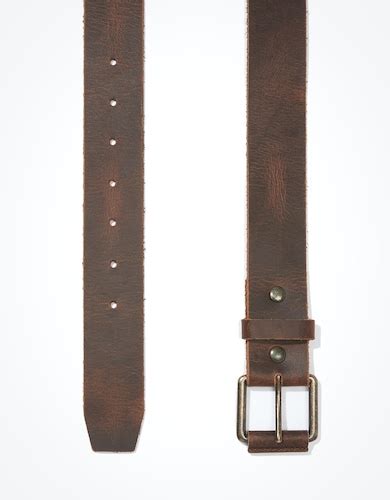 Buy American Eagle Men Brown Leather Workwear Belt Online