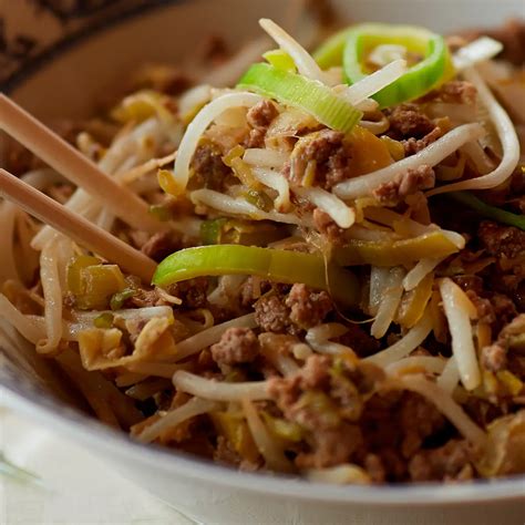 Chop suey aux poireaux | Recette de chop suey