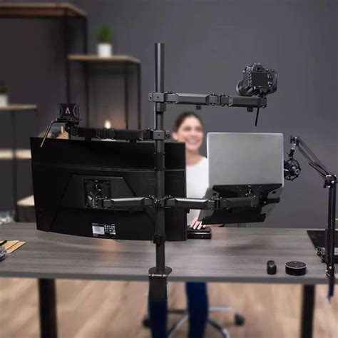 5 in 1 Monitor Stand Arm | Multi-Function Live Broadcast Bracket | Not ...
