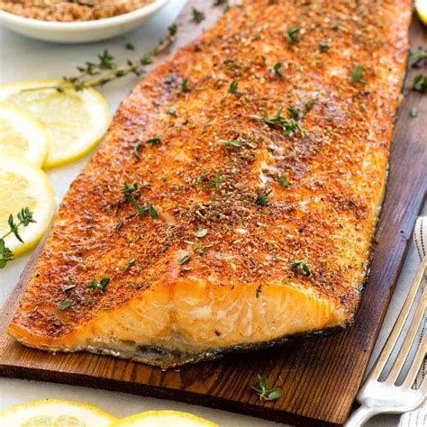 Grilled Cedar Plank Salmon - Jessica Gavin