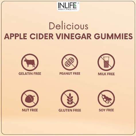Inlife Apple Cider Vinegar 30 Gummies (Apple flavour) - Cureka