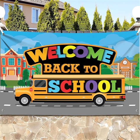 Amazon.com: KatchOn, Welcome Back To School Banner - XtraLarge, 72x44 ...