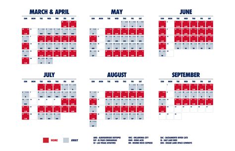 Rainiers Schedule - Tacoma Rainiers