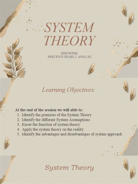 Systems Theory Explained 的图像结果
