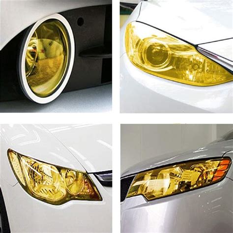 Vicinity Transparent Colored Headlight/Tail Light Tint Film Self ...