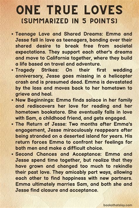 One True Loves Summary, Characters and Themes