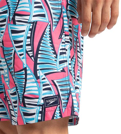 Buy Speedo Essential Printed Leisure One8" Watershorts Fandango-Pink ...