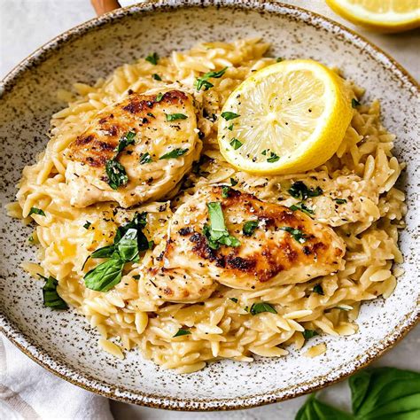 Lemon Chicken Orzo