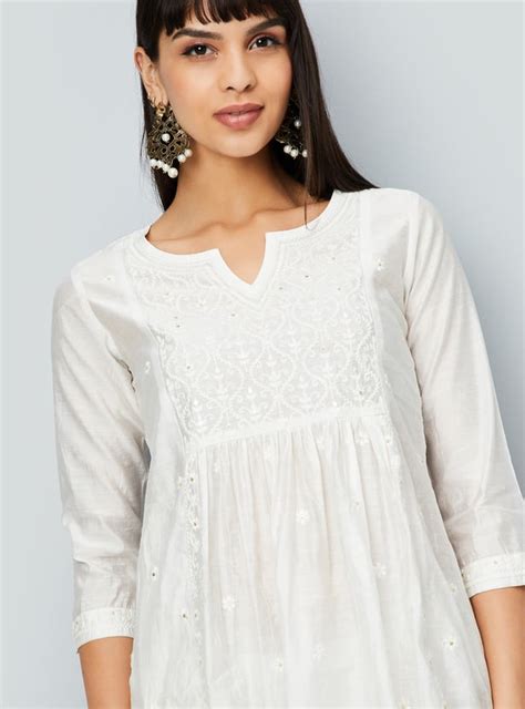 Buy Women Embroidered A-line Kurta Set Online at just Rs. 1499.0 ...