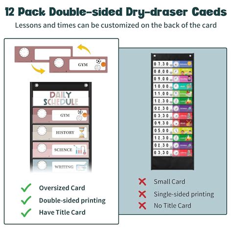 Boczif Monthly Calendar Pocket Chart for Classroom, Daily India | Ubuy