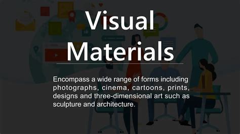 Image result for Visual Materials Examples