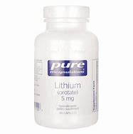 Image result for Pure Encapsulations Lithium Orotate 5mg