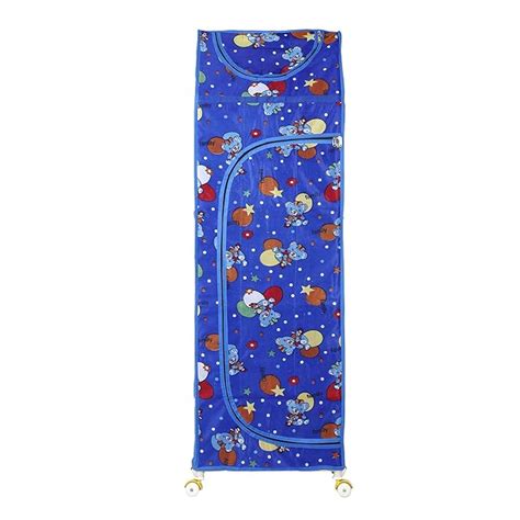 YMRR® Baby Wardrobe Plastic Multipurpose 6-Shelf Nursery Organizers ...