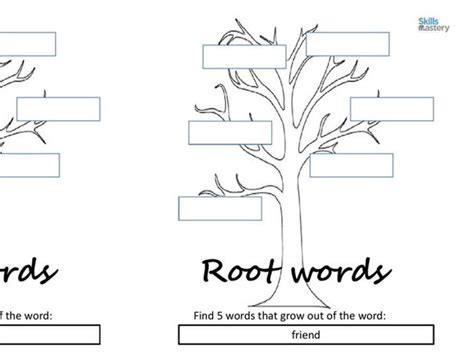 Root words tree | Teaching Resources