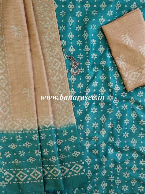 Pure Handloom Khadi Cotton Hand-Dyed Batik Pattern Salwar Kameez Dupat