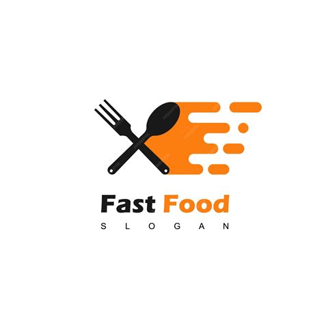 Fast food logo design vector | Premium Vector