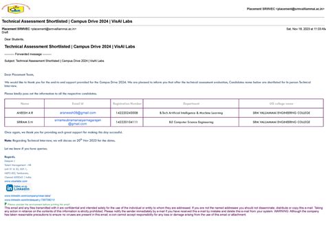 Technical Assessment Shortlisted Campus Drive 2024 Vis AI Labs ...