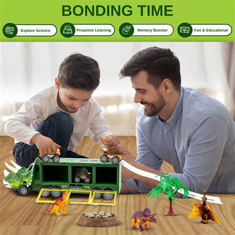 Buy Toyvelt Dinosaur Toys for Kids 3-5 -Giant Dinosaur Truck, 12 ...