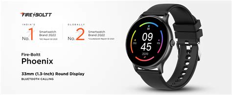 Fire-Boltt Phoenix Round Smart Watch 1.38″ HD Display with Bluetooth ...