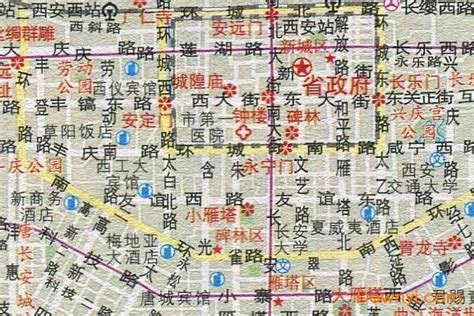 西安旅游交通地图高清版下载|西安旅游交通图大图下载_ 当易网