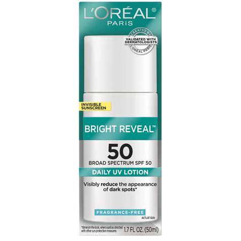 L'Oreal Paris Bright Reveal SPF 50 Daily UV Lotion (50ml) – SkinStash
