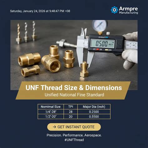 Image result for UNF Thread Compatibility Chart