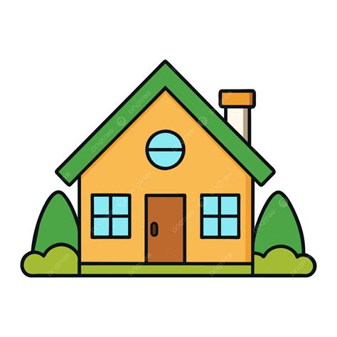 Cartoon House Clip Art Vector, House Clipart, House Clipart Simple ...
