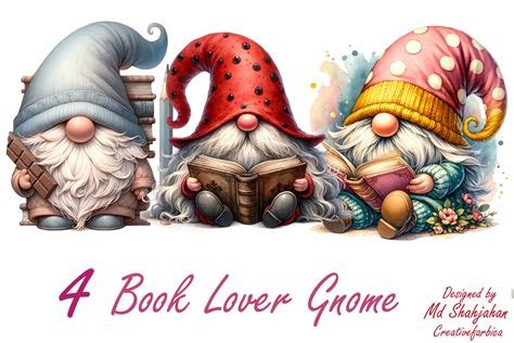 Gnome Reading A Book Clipart at Christopher Romero blog