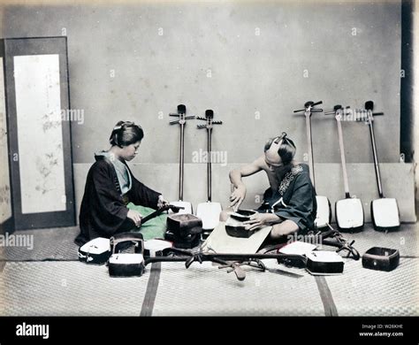 Music instruments shamisen japanese musical hi-res stock photography ...