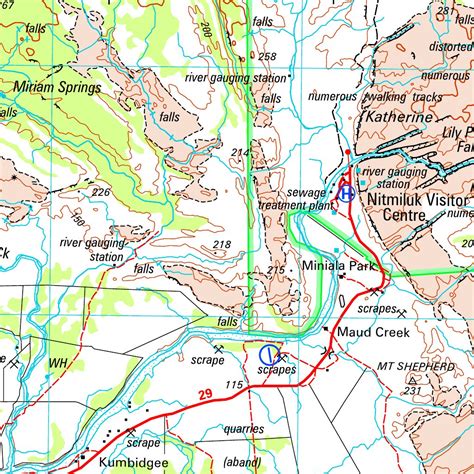 Katherine SD53 - 09 Map by Geoscience Australia | Avenza Maps