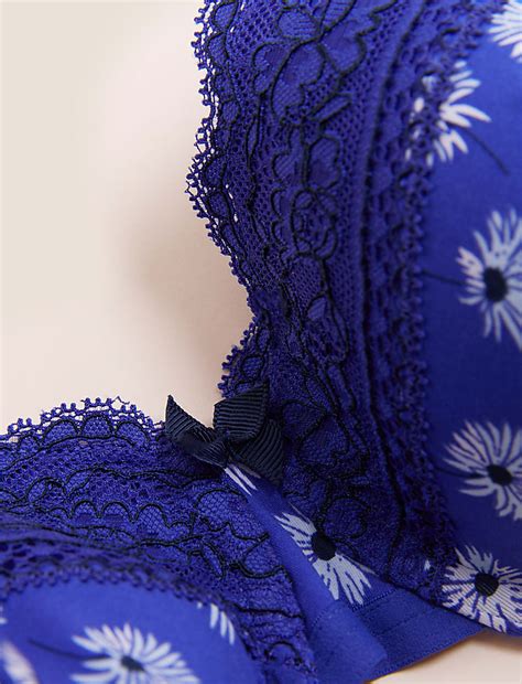 Buy Lace Trim Wired Full Cup Bra at Marks & Spencer