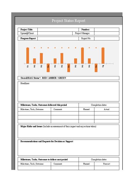 Project Status Report Template Excel | Download Free PDF | Microsoft Excel | Computing