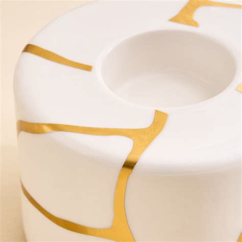 Buy Oro Kinsuki Ceramic Printed T-Light Holder from Home Centre at just ...