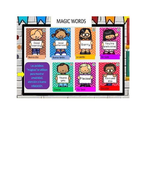 Magic Words in English Fore 2 Class 的图像结果