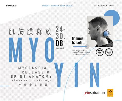MyoYin, Myofascial Release & Spine Anatomy (60hrs) - Yinspiration ...