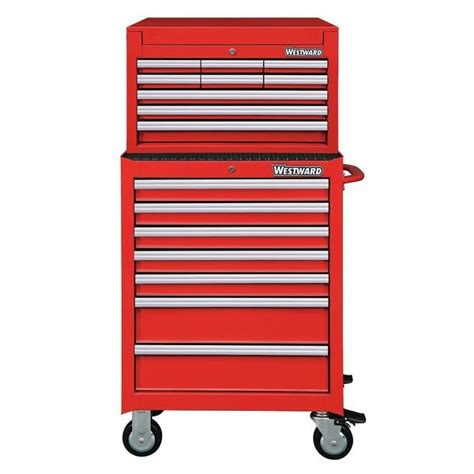 Westward WESTWARD Tool Chest and Cabinet Combination, 16-Drawers ...