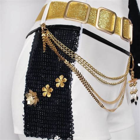 Rumi Golden Costume Kpop Demon Hunters Rumi Black Dance Halloween Outf ...