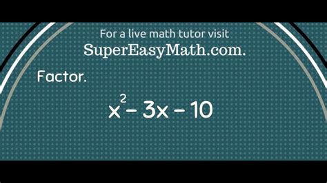 Factor Out Trinomial 的图像结果