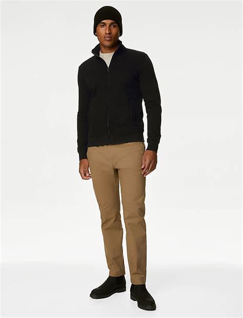 Pure Cotton Zip Up Sweatshirt