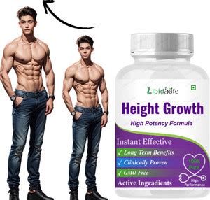 LibidSafe Height Growth Ayurvedic Capsule - Boost Growth Hormones ...