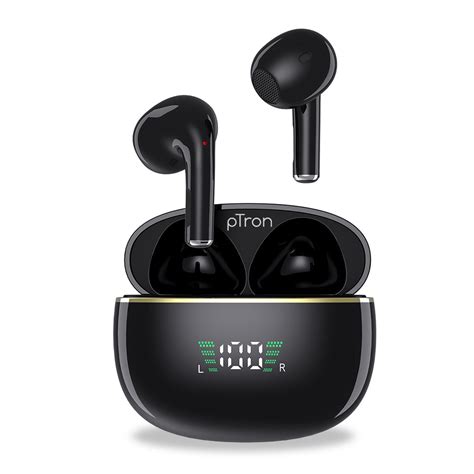 pTron Basspods P681 TWS Earbuds, 28H Playtime, ENC Calls, Deep Bass, B ...