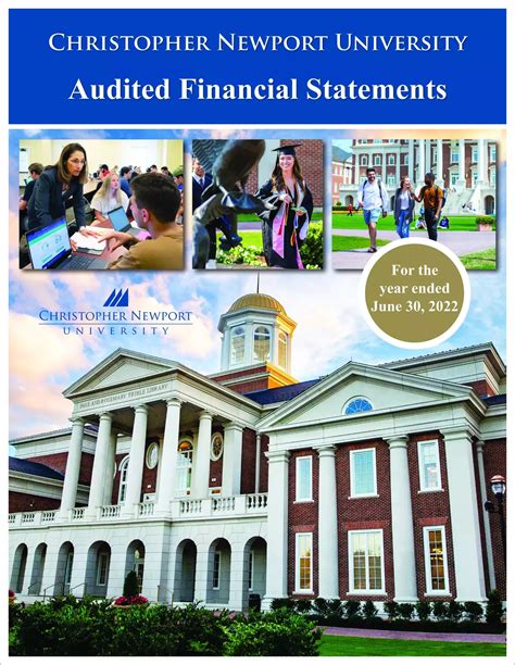 Christopher Newport University Financial Statements for the year ended June 30, 2022 | Auditor ...