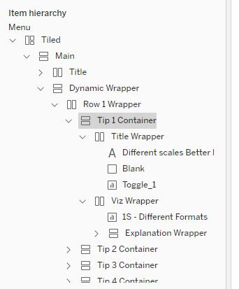 Image result for Adding Containers in Tableau