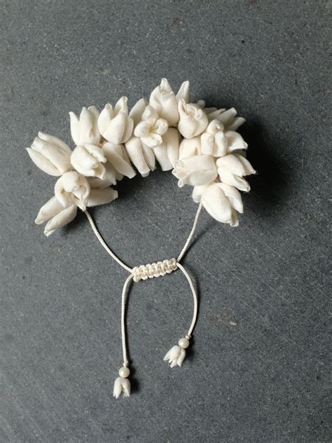 Off White Mogra Bracelet – Pure Ghee Designs
