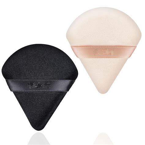 Buy Komoko Triangle Makeup Powder Puff for Face Powder Soft Velour ...