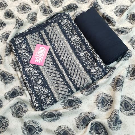 Set 40-31st July - Designer Pakistani Black Muslin - Elegant Lace Neck ...