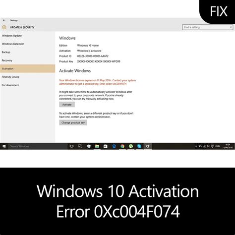 Image result for Fix Windows Error Code 0xc004f074